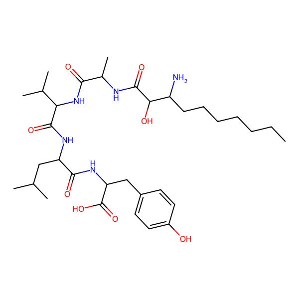 2D Structure of Microginin 649