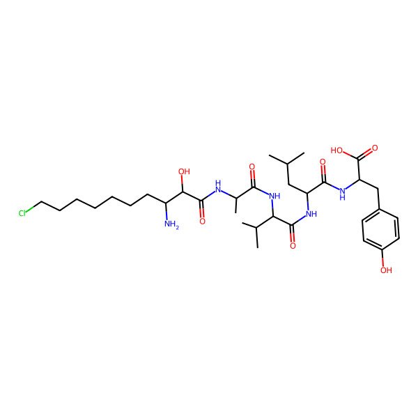 2D Structure of Microginin 683