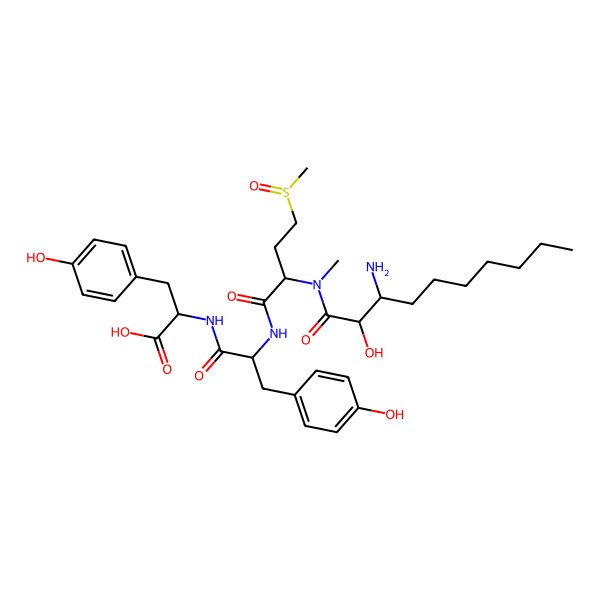 2D Structure of Microginin 690