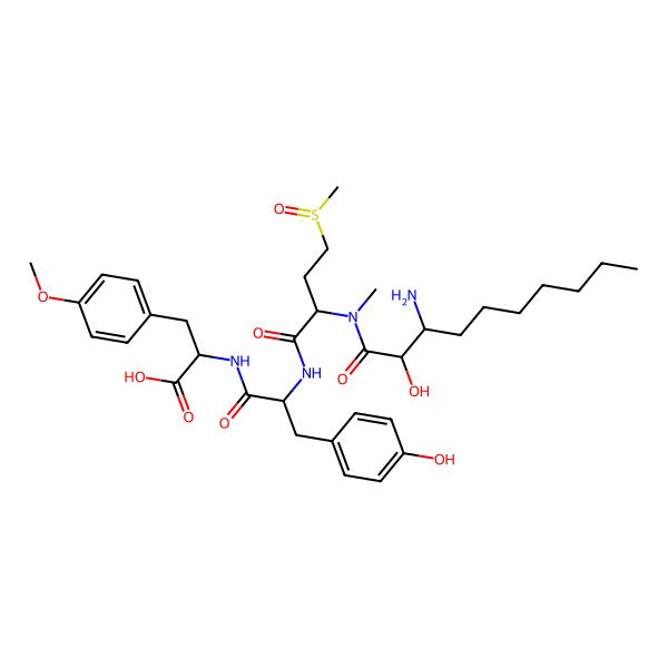 2D Structure of Microginin 704