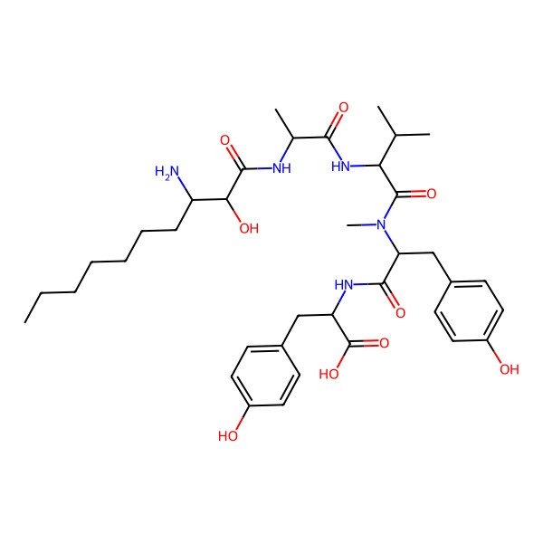 2D Structure of Microginin 713