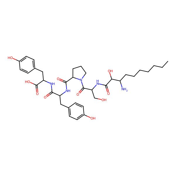 2D Structure of Microginin 713B