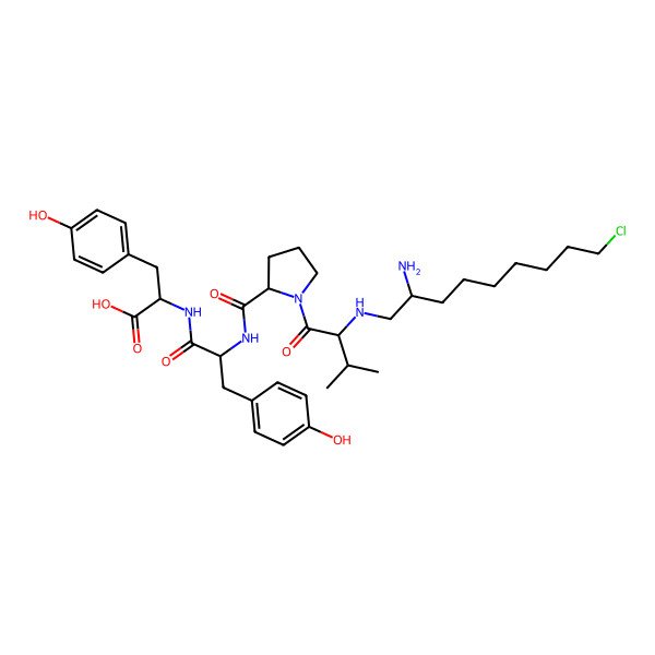 2D Structure of Microginin 715
