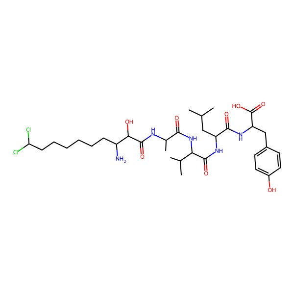 2D Structure of Microginin 717