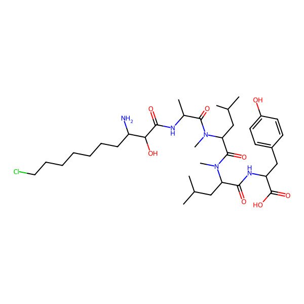 2D Structure of Microginin 725