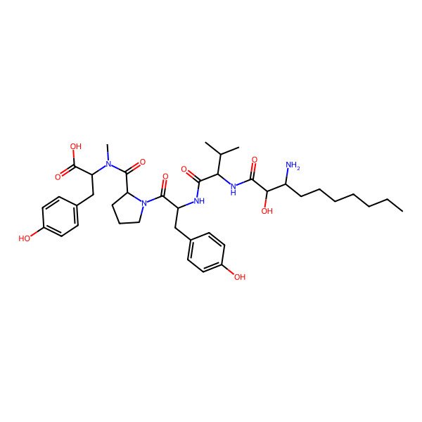 2D Structure of Microginin 739B