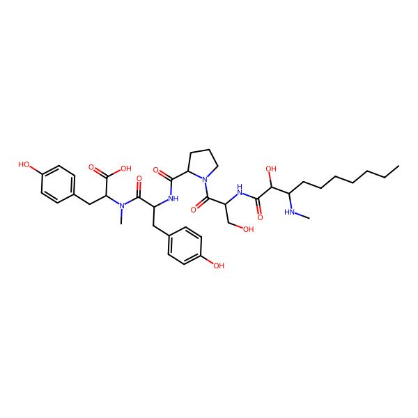 2D Structure of Microginin 741B
