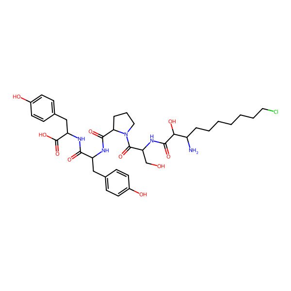 2D Structure of Microginin 747A