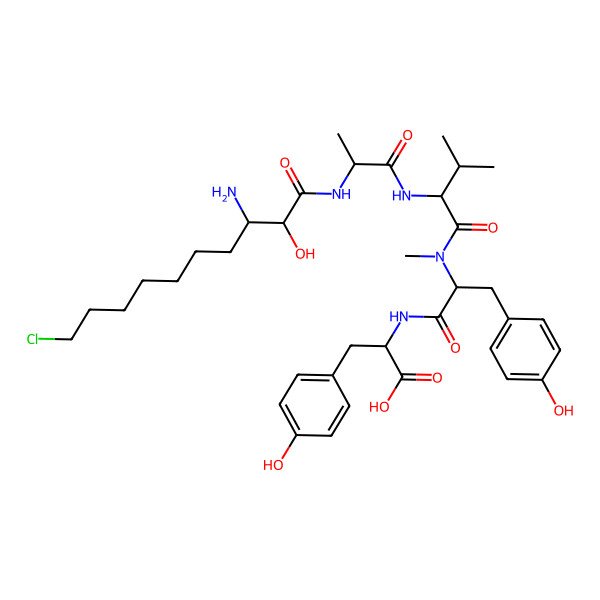 2D Structure of Microginin 747B