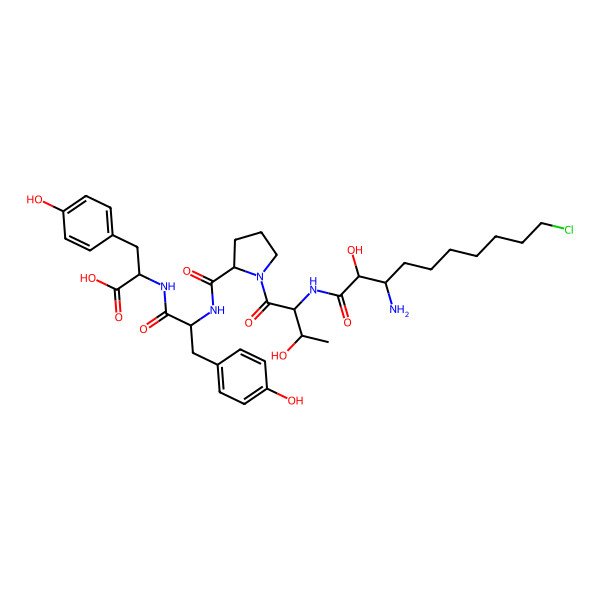 2D Structure of Microginin 761B