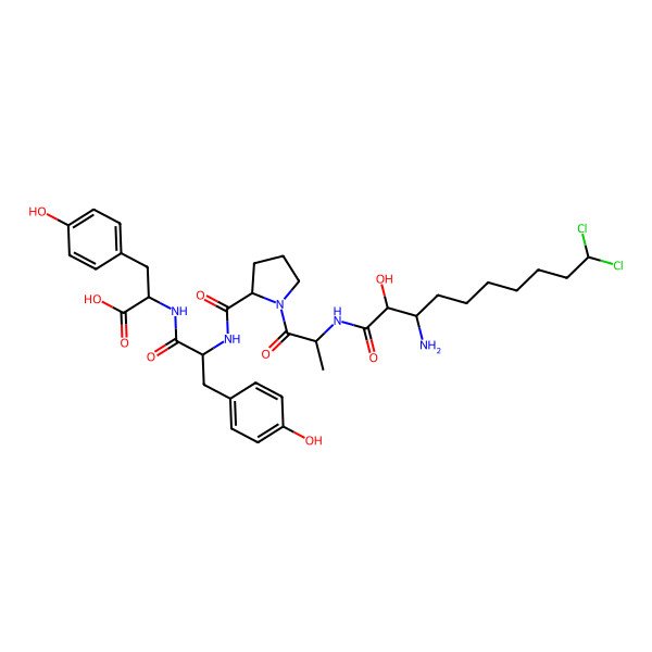 2D Structure of Microginin 765