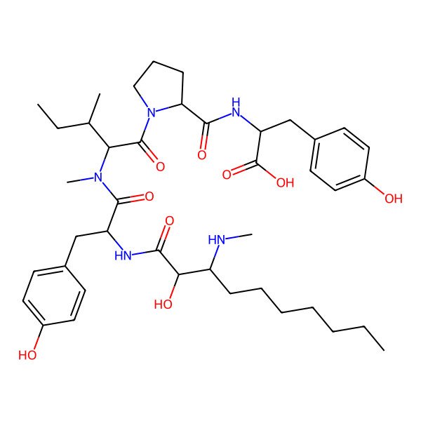 2D Structure of Microginin 767