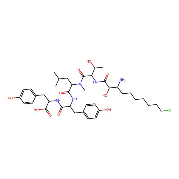 2D Structure of Microginin 791