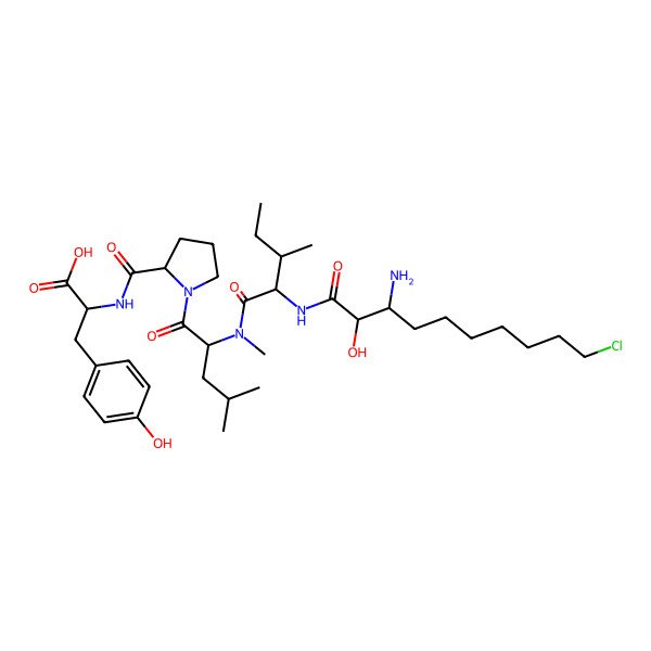 2D Structure of Microginin 91-D