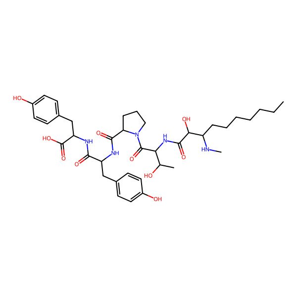 2D Structure of Microginin FR4