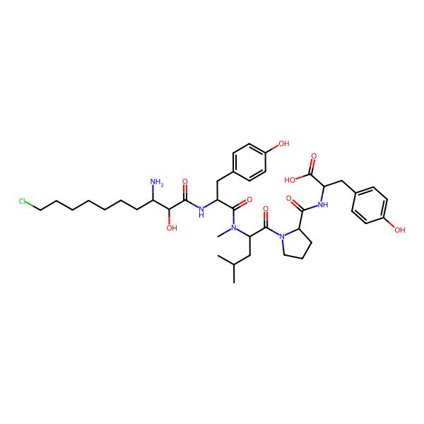 2D Structure of Microginin KR787