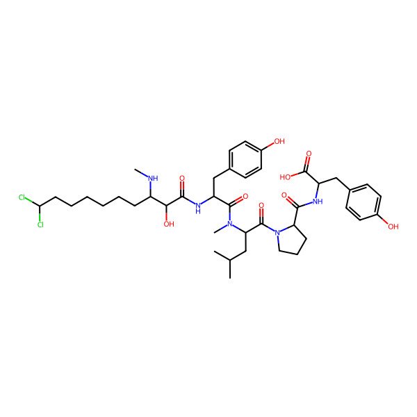 2D Structure of Microginin KR835