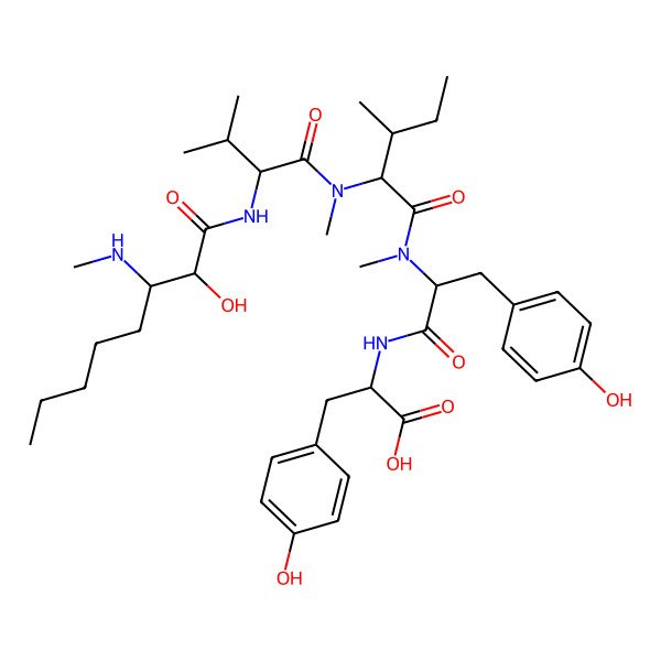 2D Structure of Microginin SD755