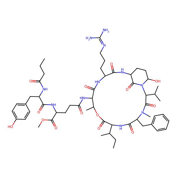 2D Structure of Micropeptin 1120