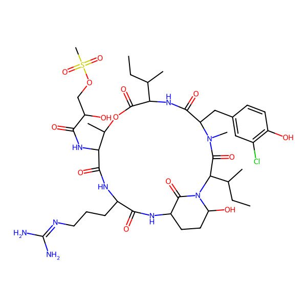 2D Structure of Micropeptin 478 A