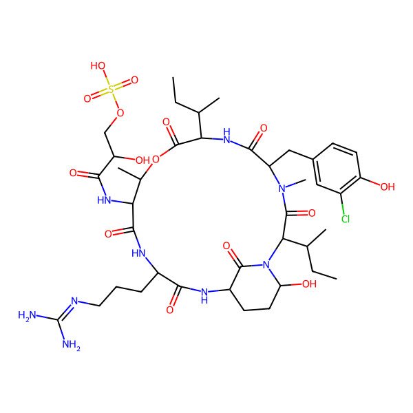 2D Structure of Micropeptin 478A