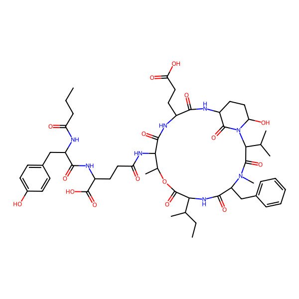 2D Structure of Micropeptin 88 B