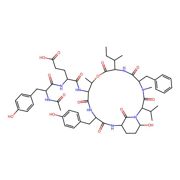 2D Structure of Micropeptin 88Y