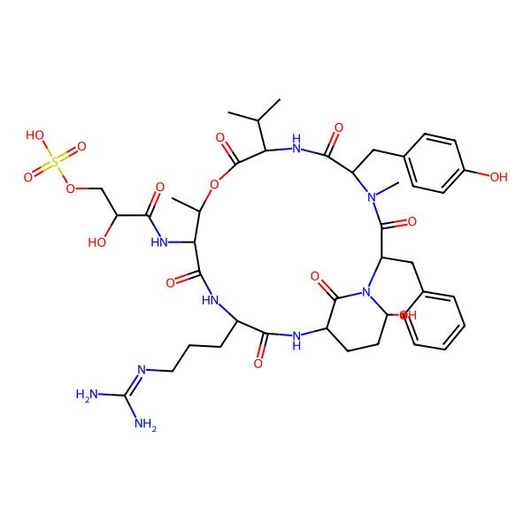 2D Structure of Micropeptin 90