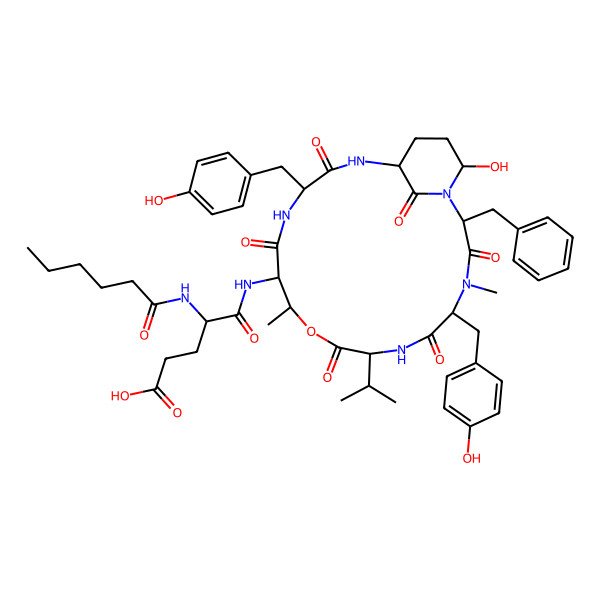 2D Structure of Micropeptin C