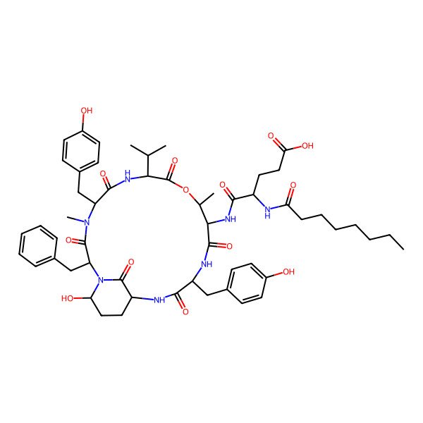 2D Structure of Micropeptin D