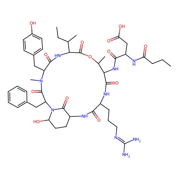 2D Structure of Micropeptin Ei992