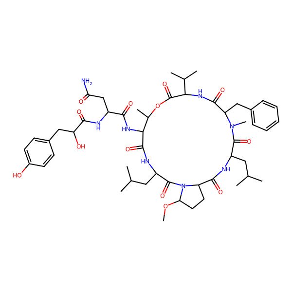 2D Structure of Micropeptin HH992