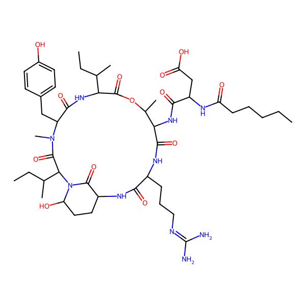 2D Structure of Micropeptin K139