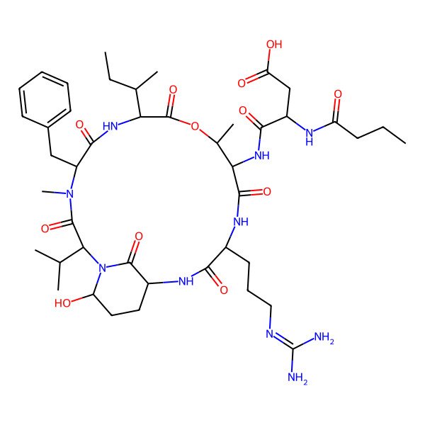 2D Structure of Micropeptin KB928
