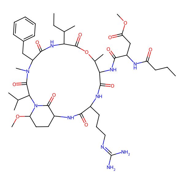 2D Structure of Micropeptin KB956