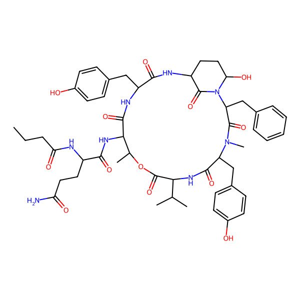2D Structure of Micropeptin KR998