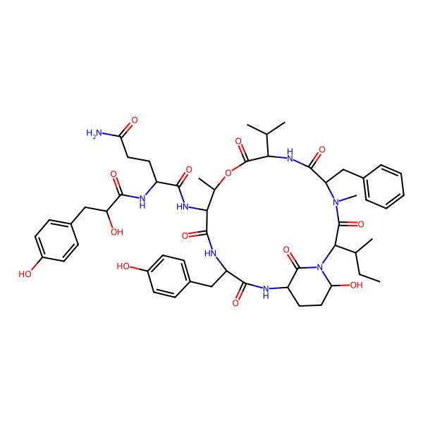2D Structure of Micropeptin KT1042