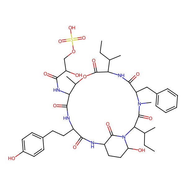 2D Structure of Micropeptin KT946
