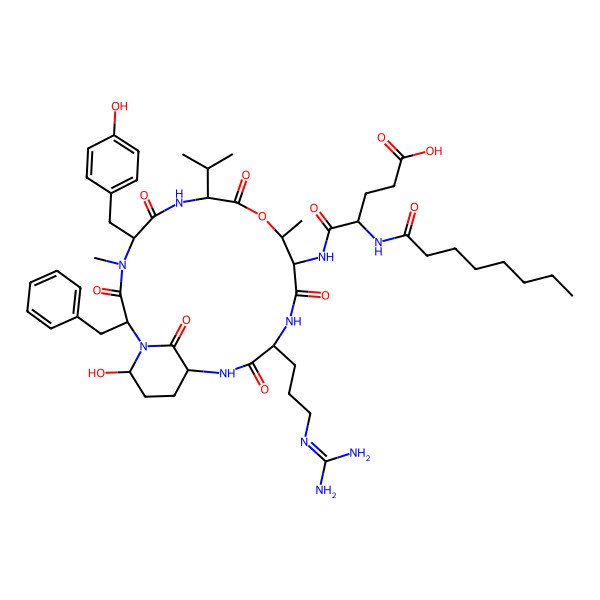 2D Structure of Micropeptin LH1048