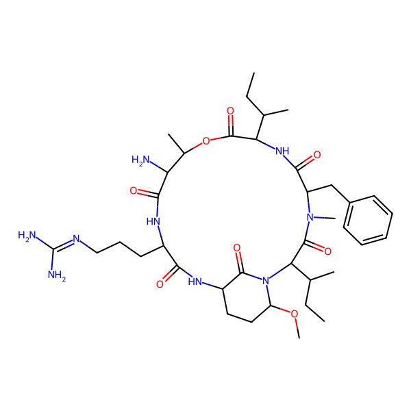 2D Structure of Micropeptin MZ771