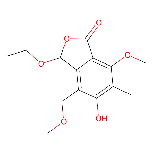 2D Structure of Microsphaerophthalide D