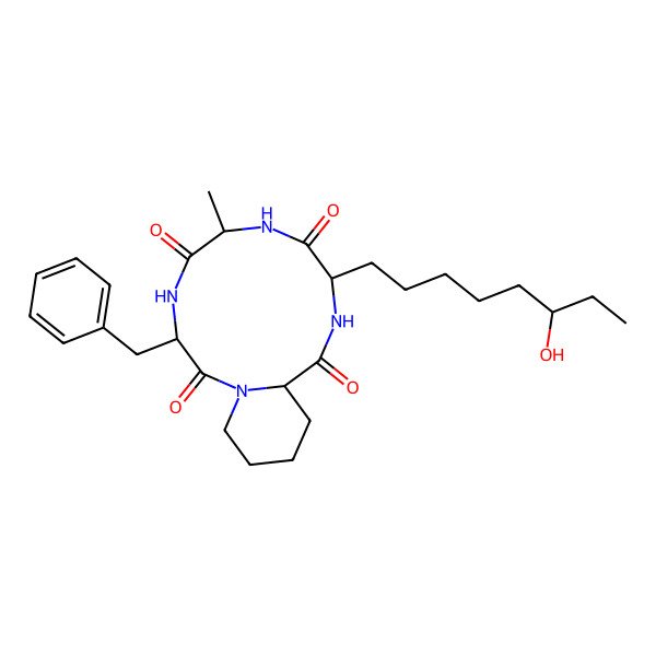 2D Structure of Microsporin B