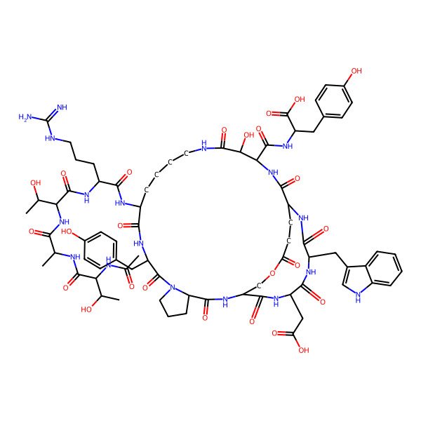 2D Structure of Microviridin SD-1652