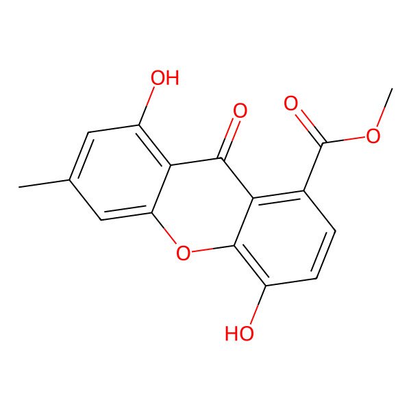 2D Structure of Microxanthone