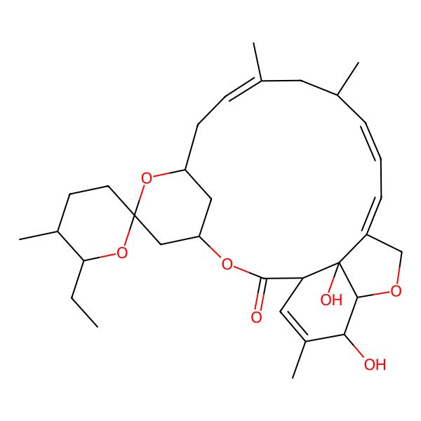 2D Structure of Milbemycin A4