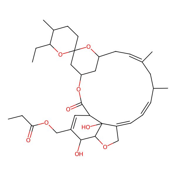 2D Structure of Milbemycin alpha23