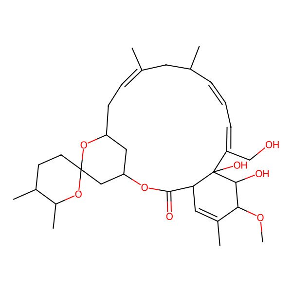 2D Structure of Milbemycin Beta9