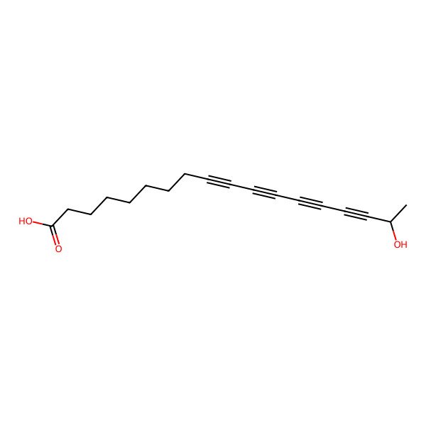 2D Structure of (-)-Minquartynoic acid