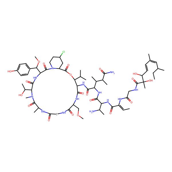 2D Structure of Mirabamide G