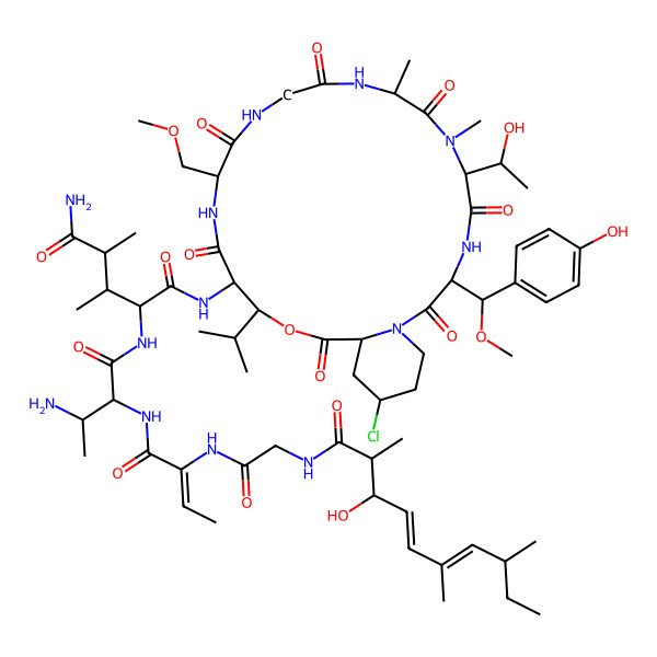2D Structure of Mirabamide H